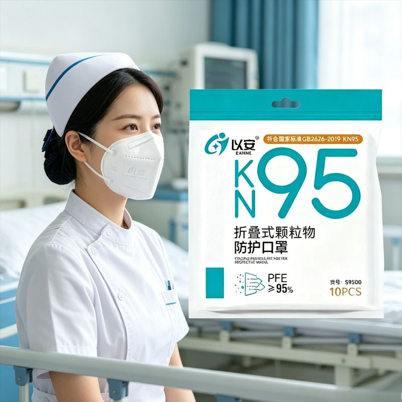 Surgical Mask - 10 stuks KN95 standaard niet-geweven beschermend